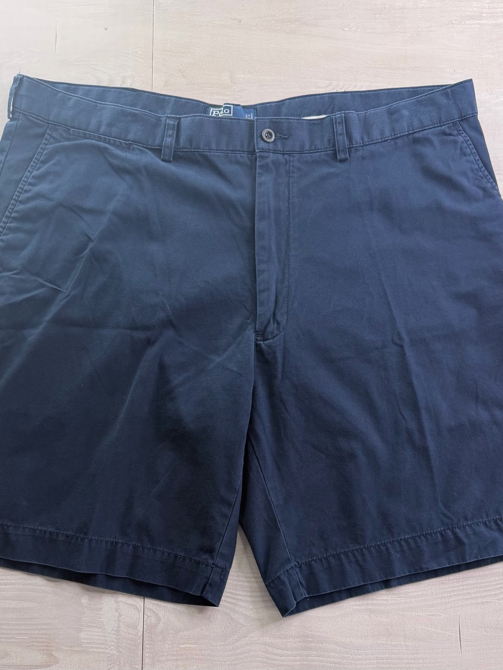 Polo by Ralph Lauren Navy Flat-Front Men's Shorts